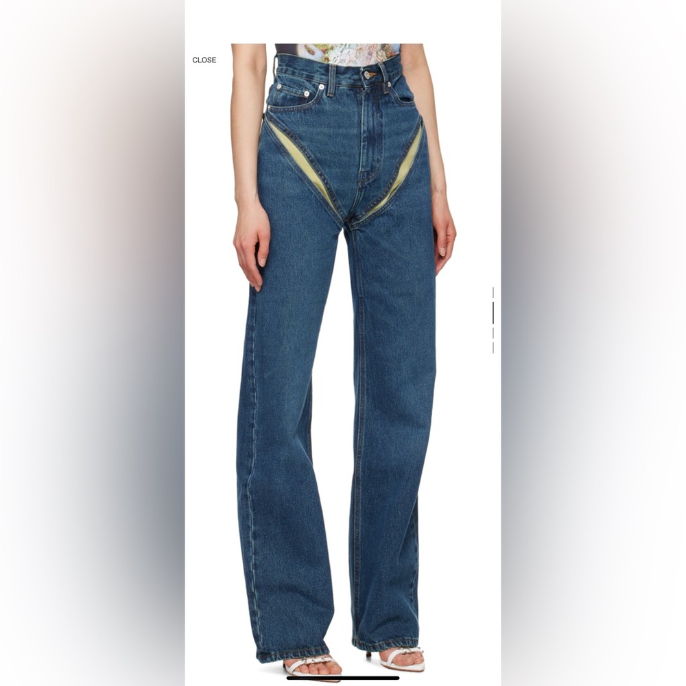 Y/PROJECT Cut out Jeans - Picture 3 of 11